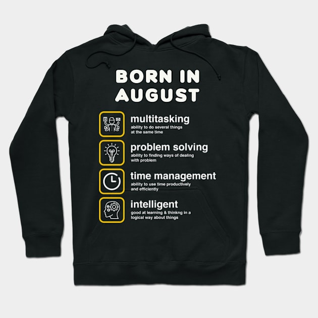 Born in August Hoodie by BambooBox